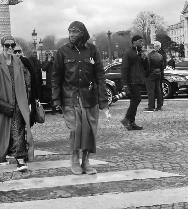 YASIIN BEY wearing ABAYA by Norya ayroN